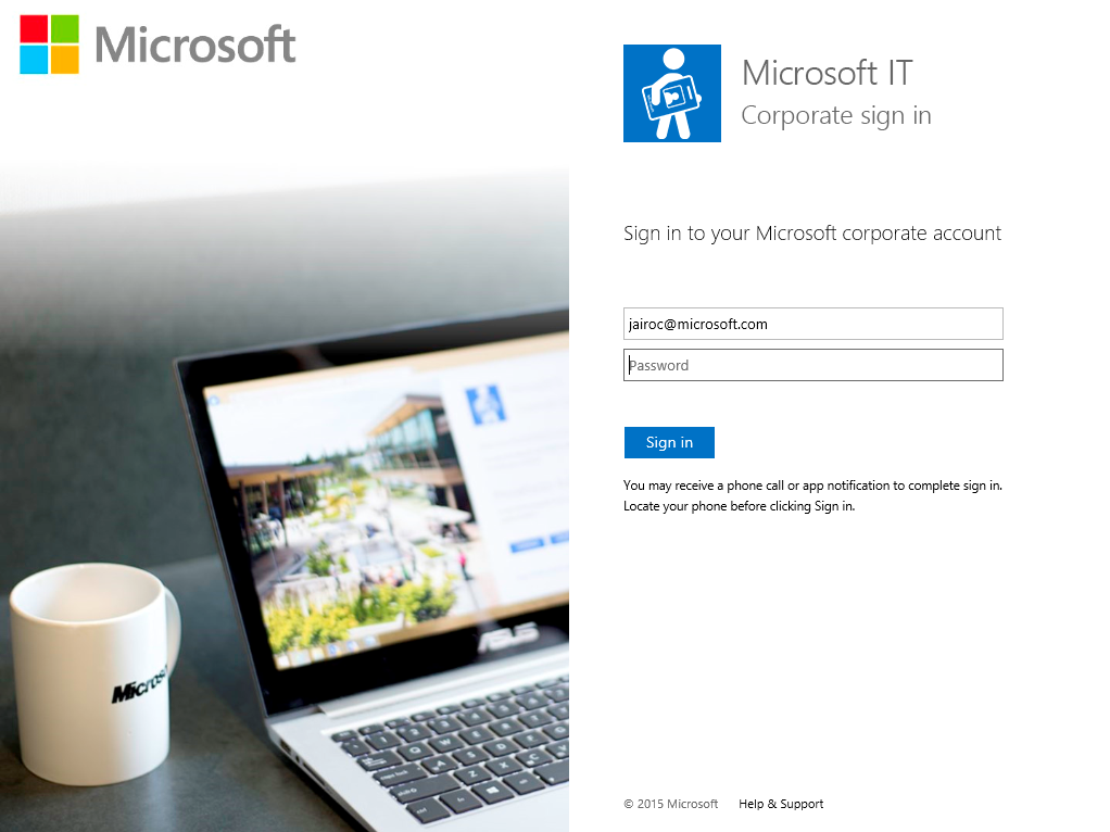 Blog - Sign-in page AD FS - 1